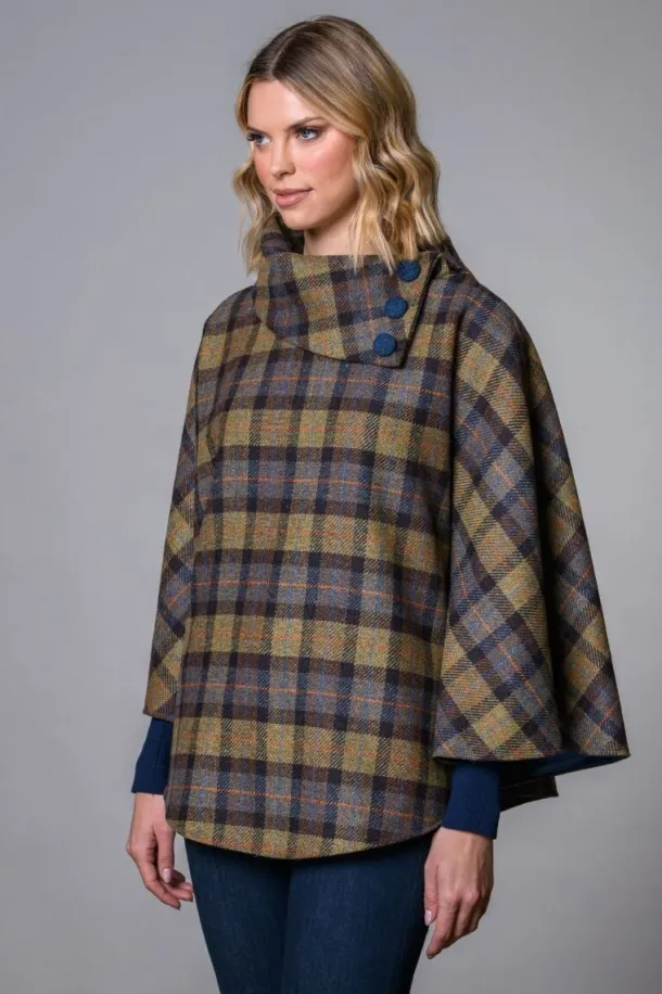 Irish Tweed Poncho Col. 41