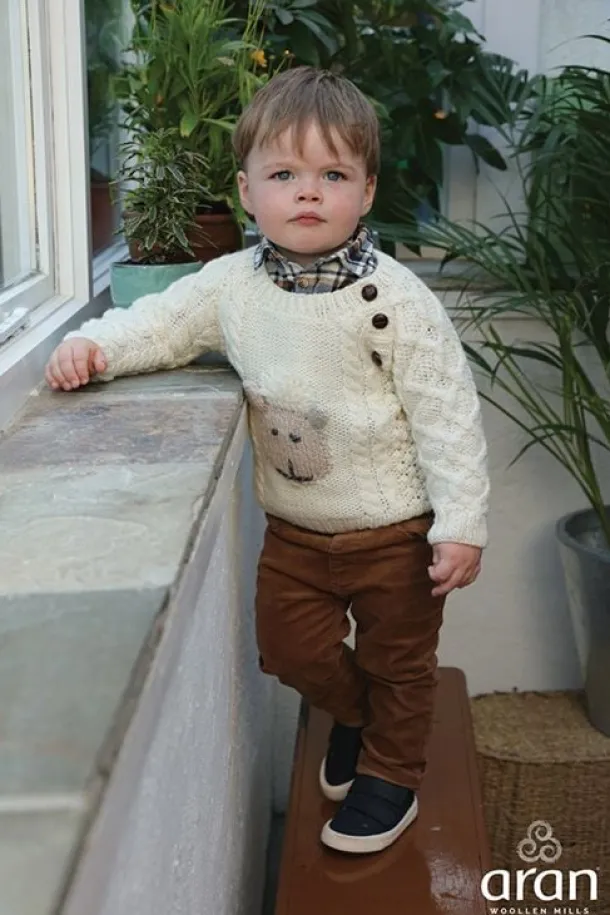 Kids Handknit Merino Sweater Made in Ireland