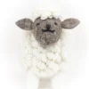 Knitted Sheep Collectible Large - White