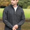 Lined Woollen Jacket Shetland Wool S361 Col:528