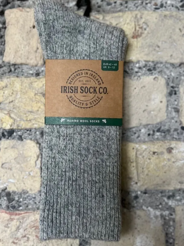 Mens Merino Wool Socks Grey