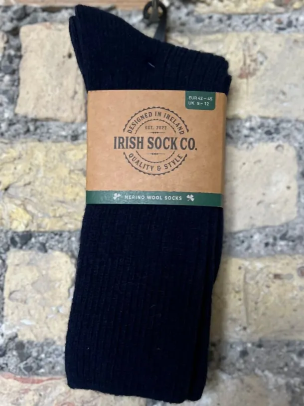 Mens Merino Wool Socks Navy