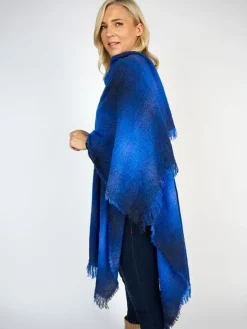 Ruanna Celtic Cape Blue Check