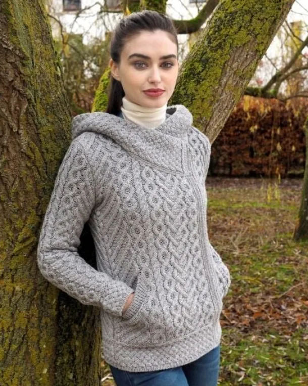 Side Zip Cardigan with Hoody