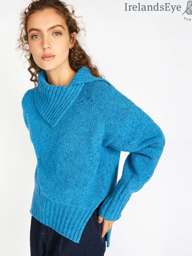 Slouchy Funnel Neck Sweater