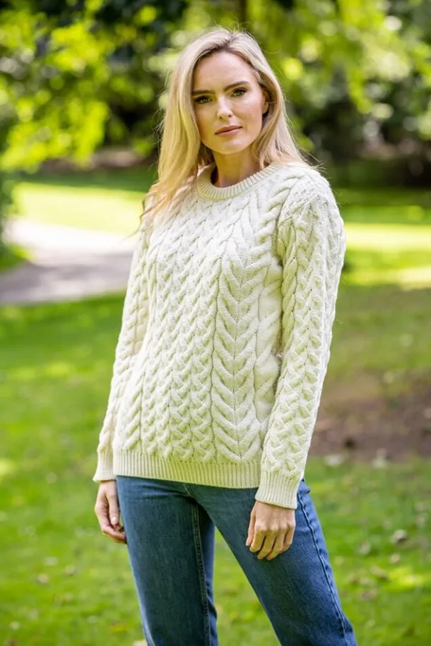 Super Soft Merino Wool Sweater Natural