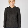 Unisex Heavyweight Aran Sweater Graphite